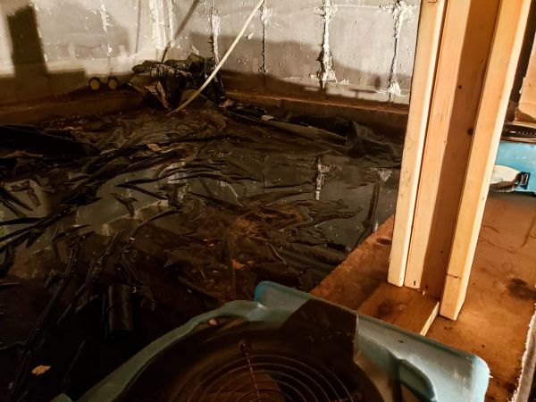 Cost of Crawlspace Water Cleanup in Kingsport